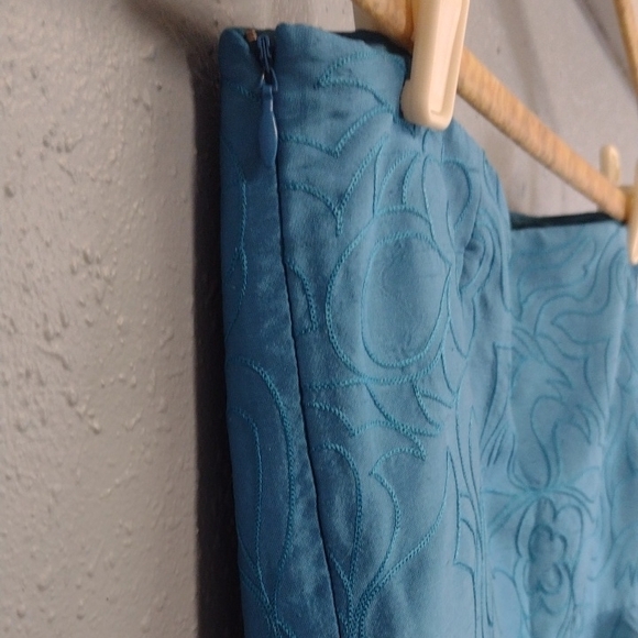 Ann Taylor Blue Strapless Sheath Mini Dress - Picture 8 of 14